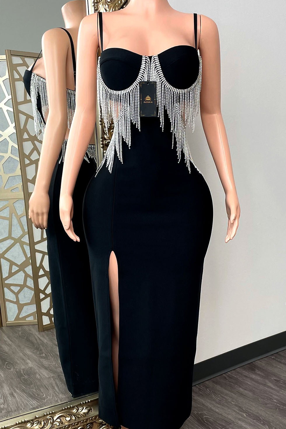 Silver Cascade Dress (Pre-Order)