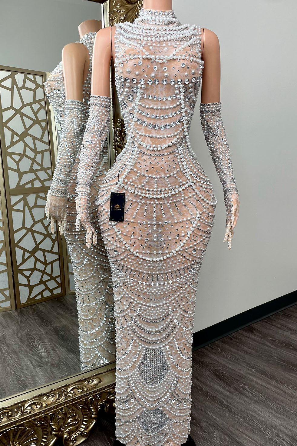 Chantilly Diamante Dress (Pre-Order)