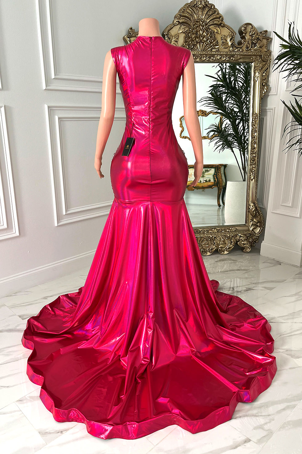 Majesty Diamante Dress (Ready To Ship)