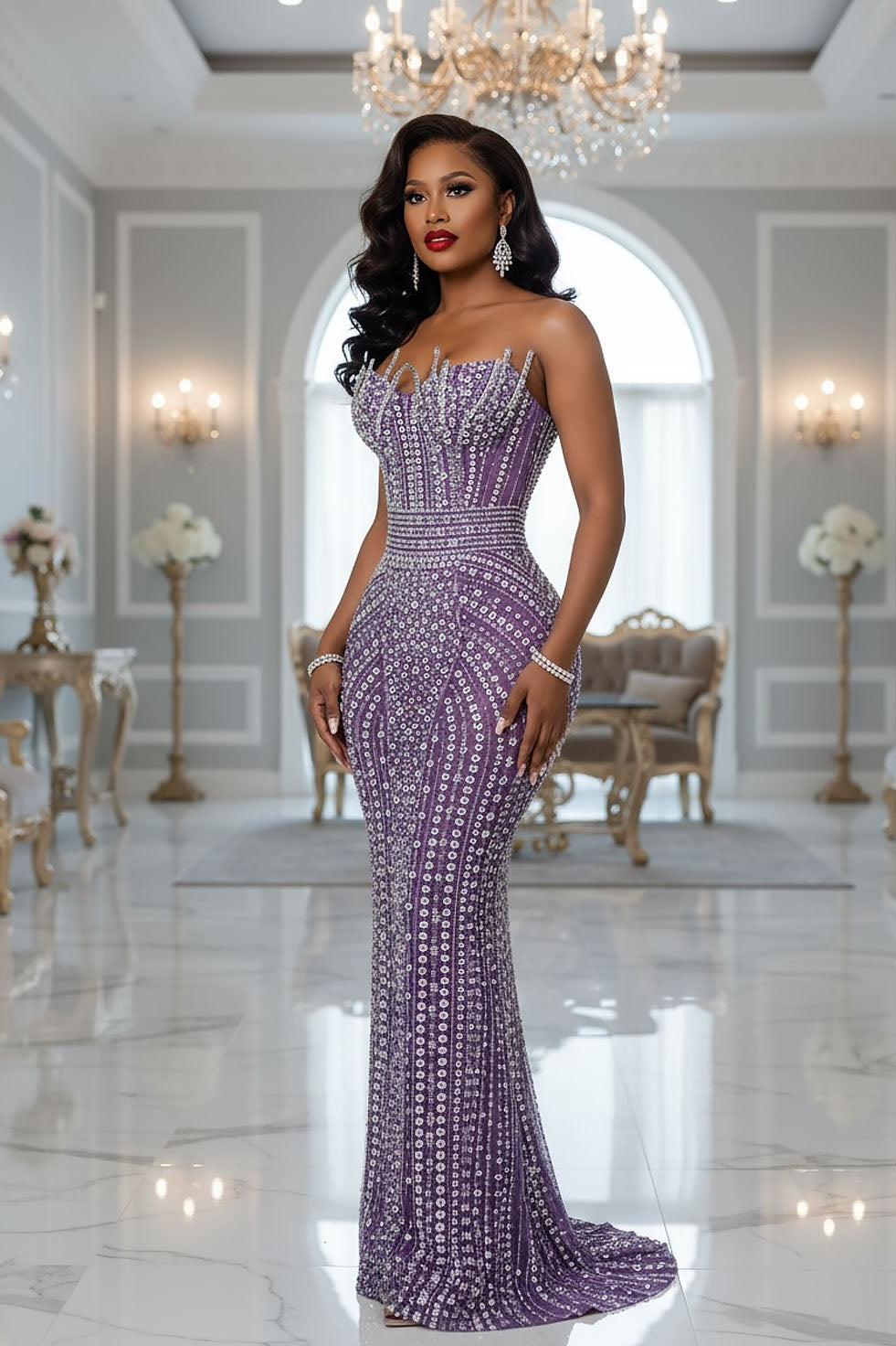 Fool In Love Purple Maxi Dress (Ready To Ship)