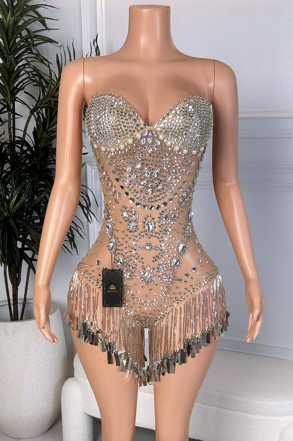 Sereia Fringe Bodysuit (Ready to Ship)