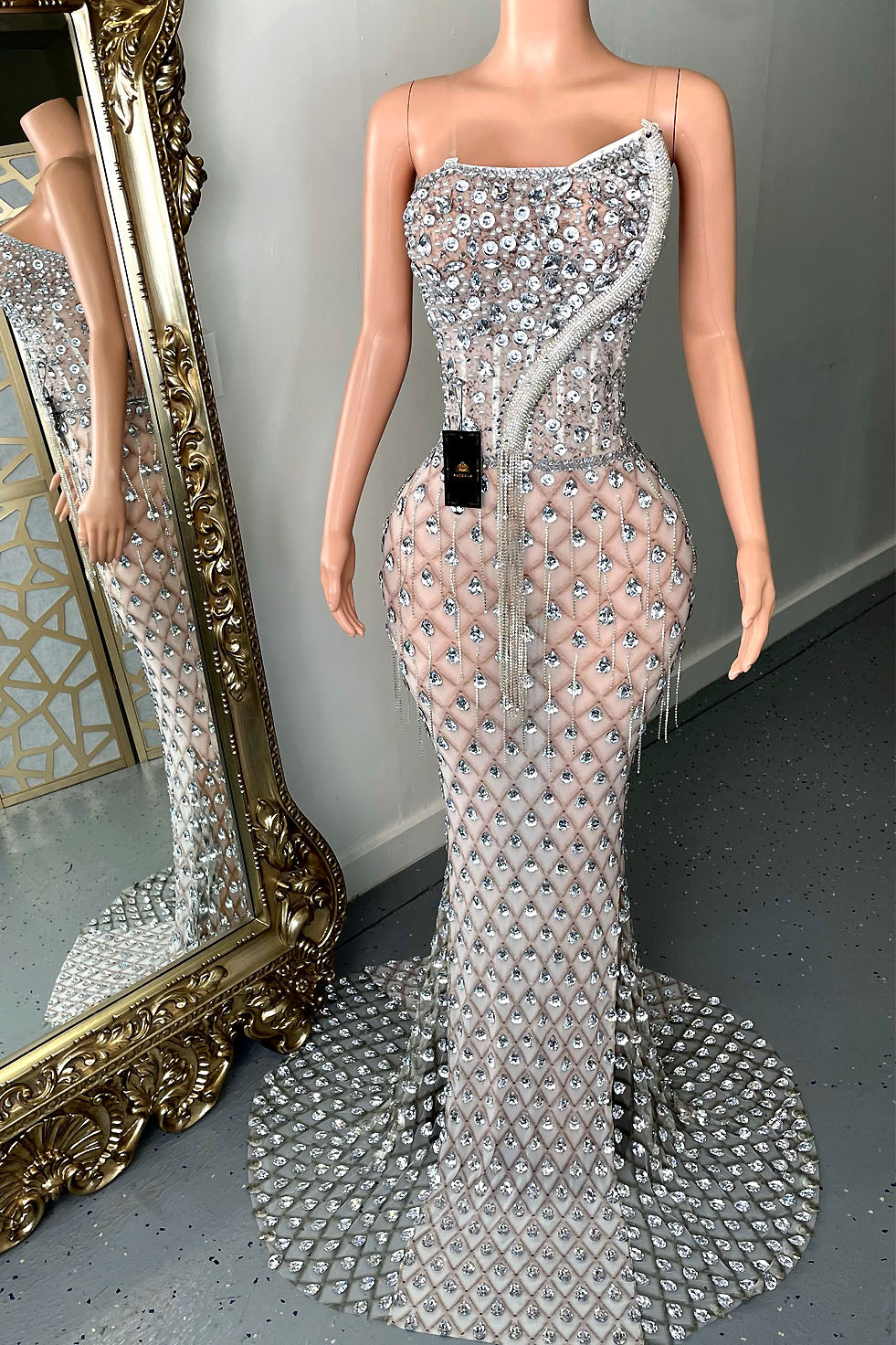 Rory Diamante Dress (Ready To Ship)