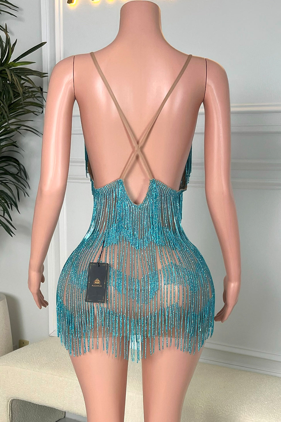 Casino Blue Dress (Pre-Order)