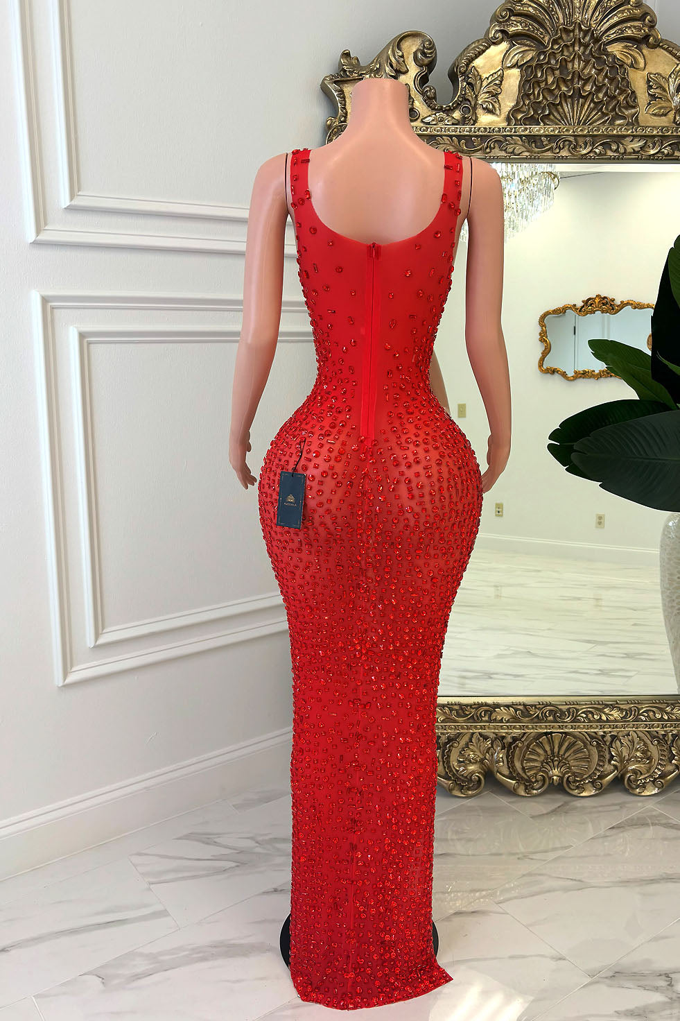 Sade Diamante Dress (Ready To Ship)