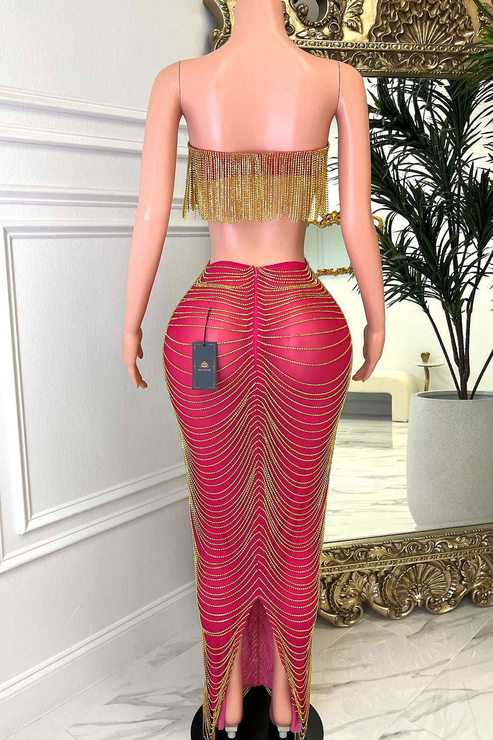 Akiva Chain Dress (Ready To Ship)