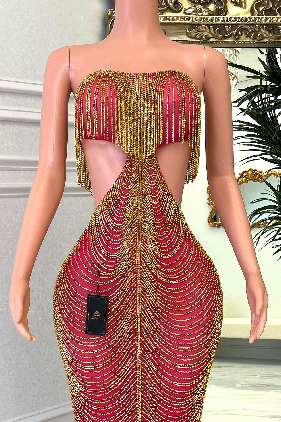 Akiva Chain Dress (Ready To Ship)