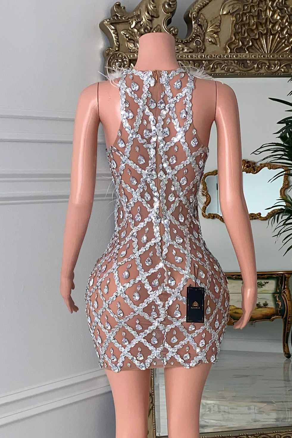 Midnight Fluff Dress(Ready To Ship)