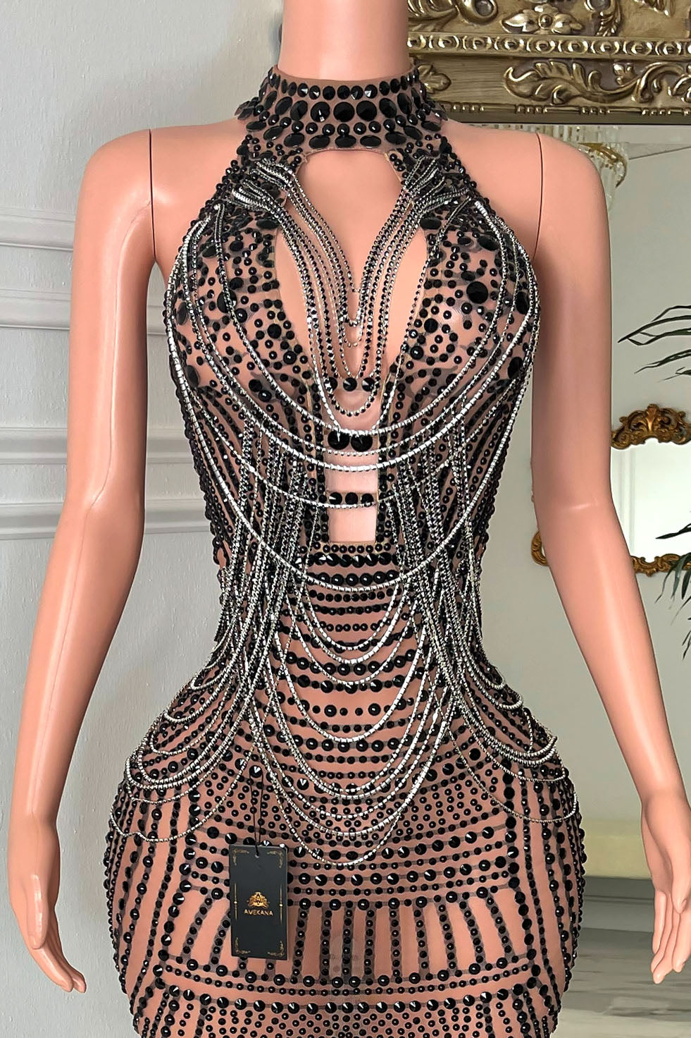 So Mysterious Black Dress (Ready To Ship)