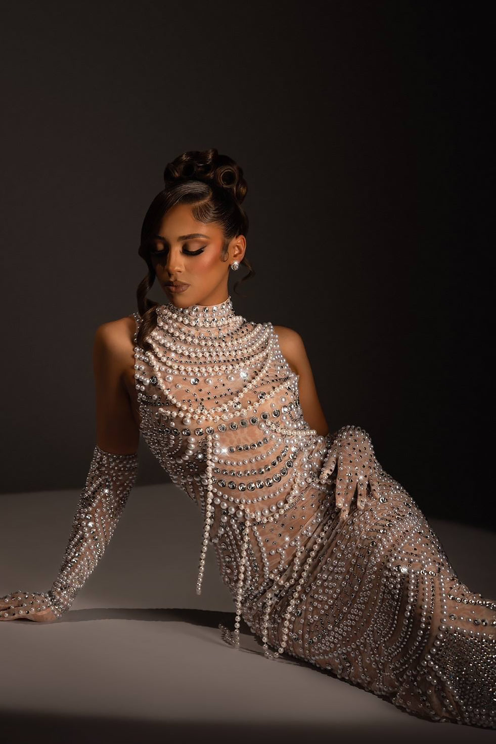 Chantilly Diamante Dress (Pre-Order)