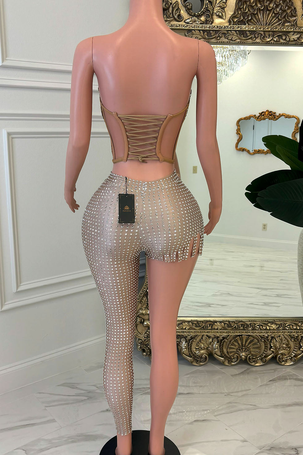 Allure One Leg Bodysuit (Ready to Ship)