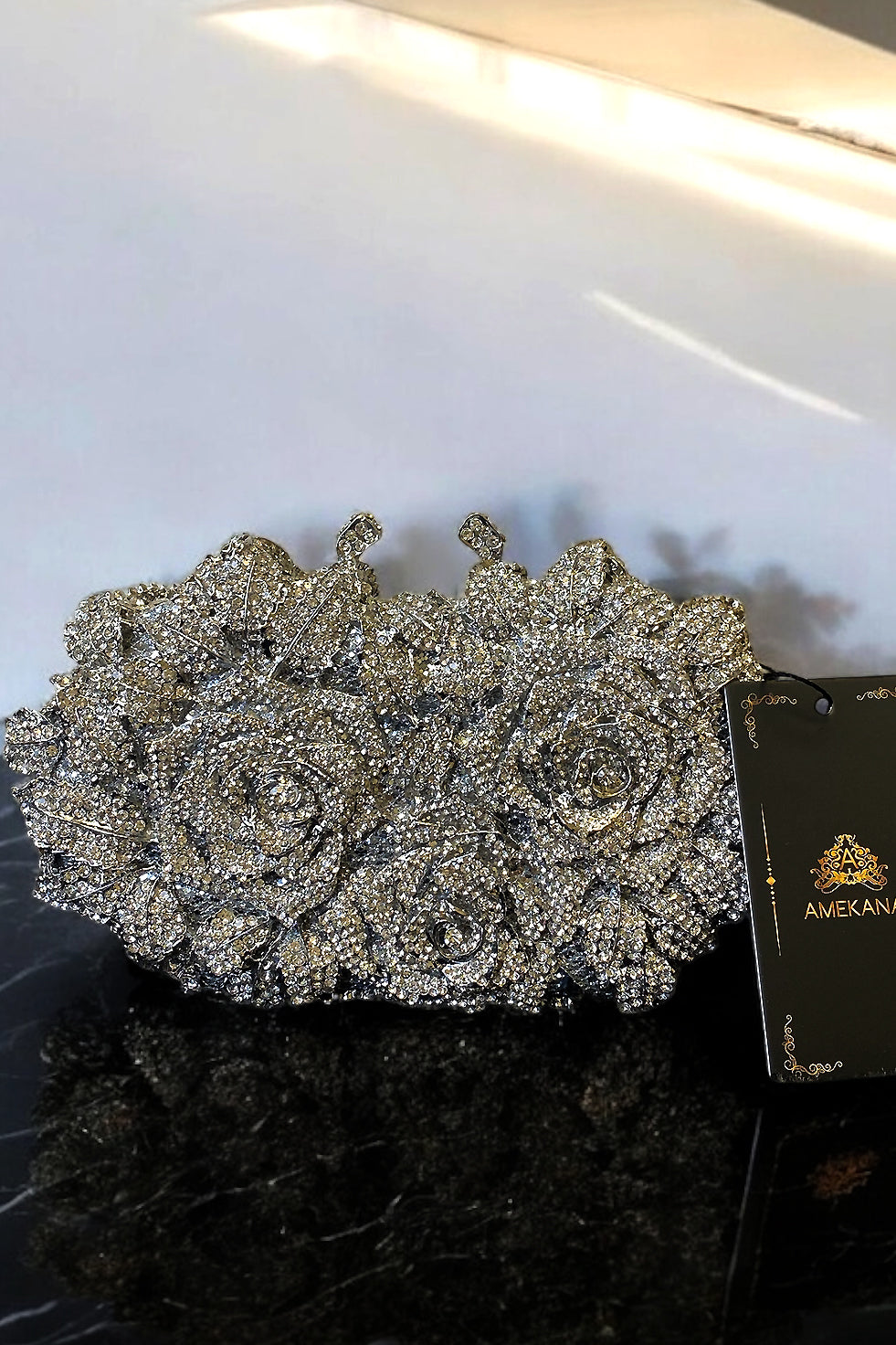 Stellina Silver Clutch (Ready to Ship)