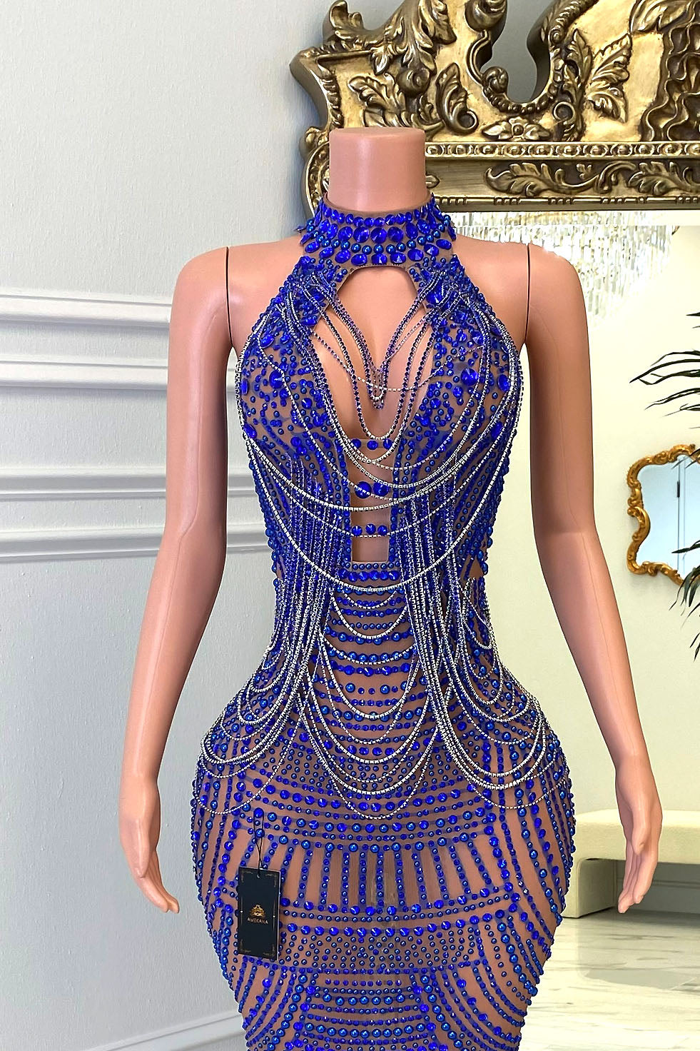 So Mysterious Blue Dress (Ready To Ship)
