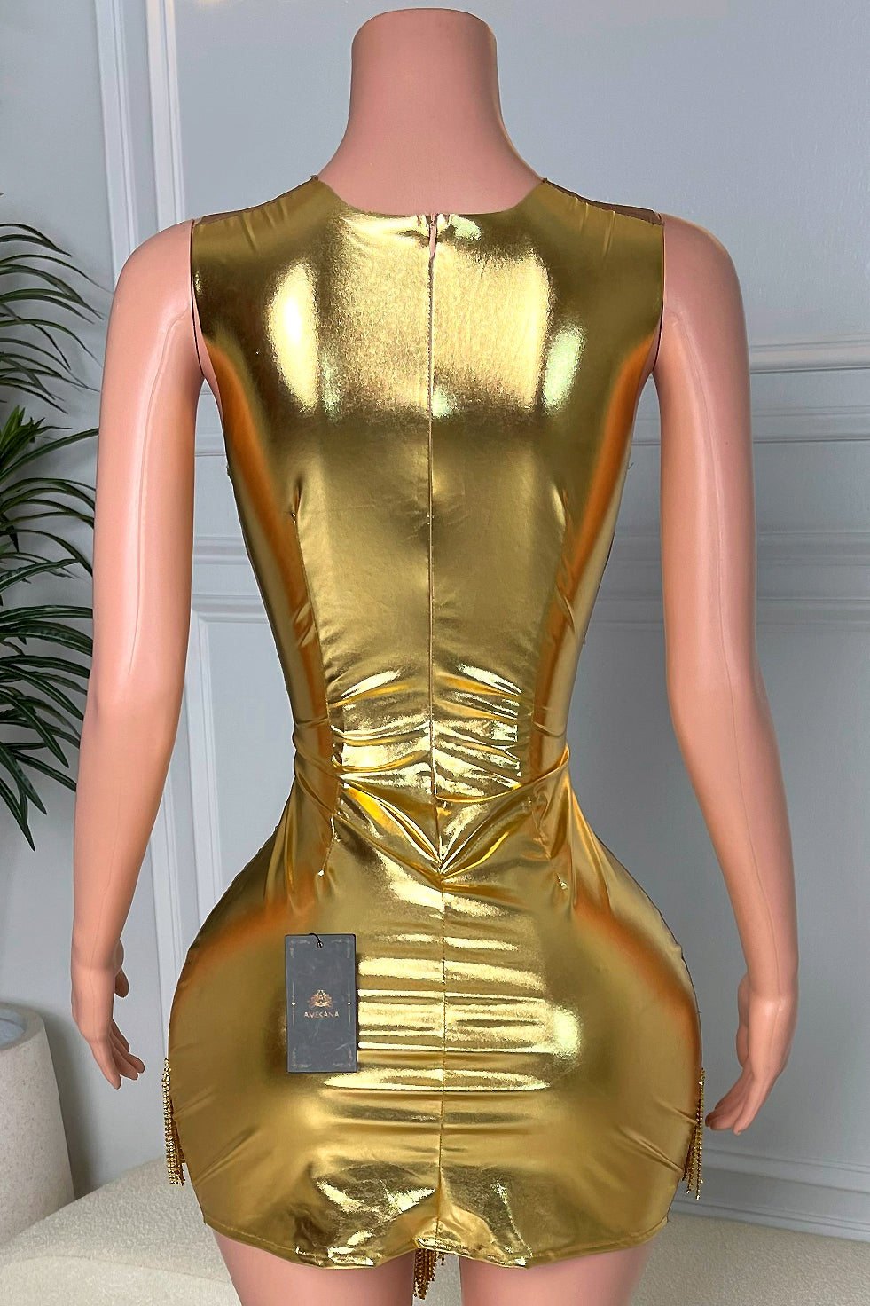 Genesis Gold Dress(Ready To Ship)