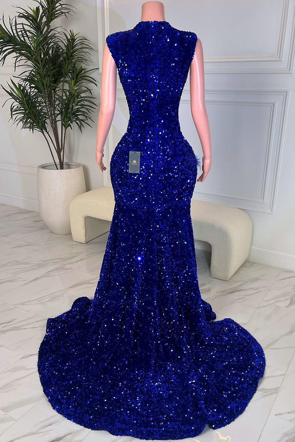 Prom Queen Blue Dress (Ready To Ship)