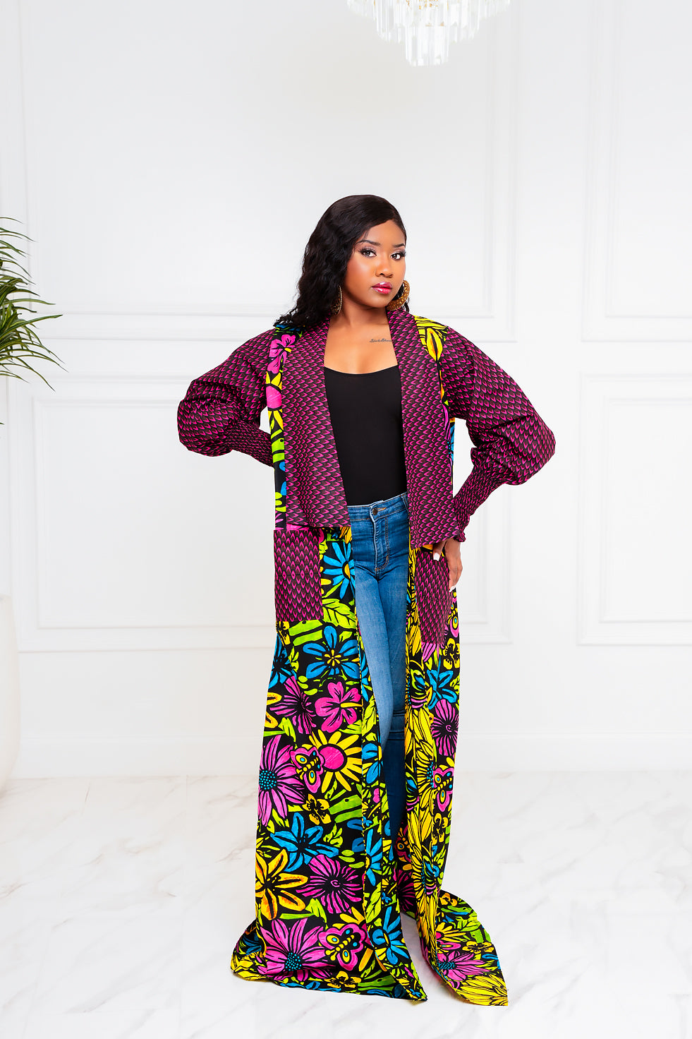 Ijeoma Kimono Jacket (Ready To Ship)