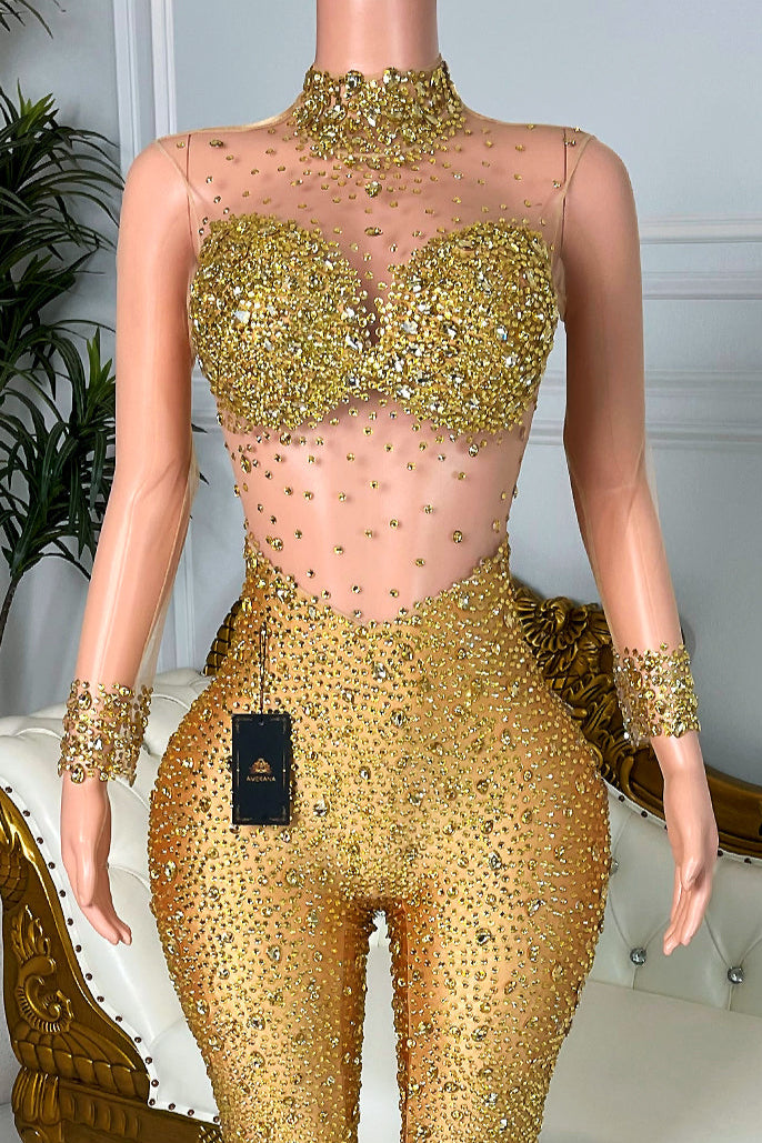 Icon Gold Bodysuit (Ready To Ship)