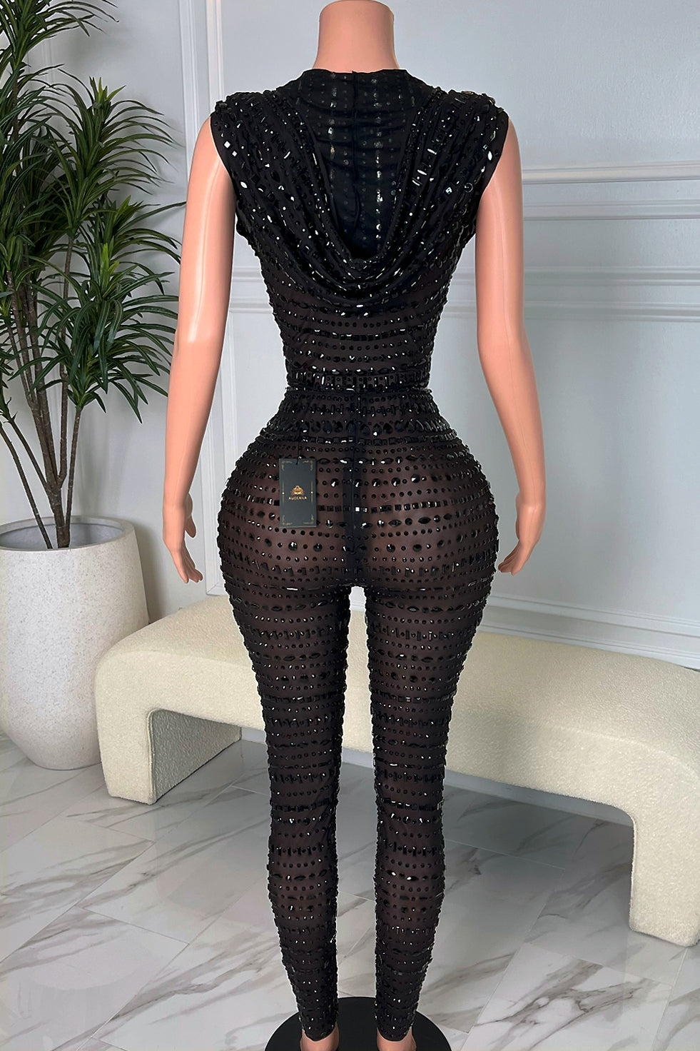 Indira Black Pant Set (Ready to Ship)