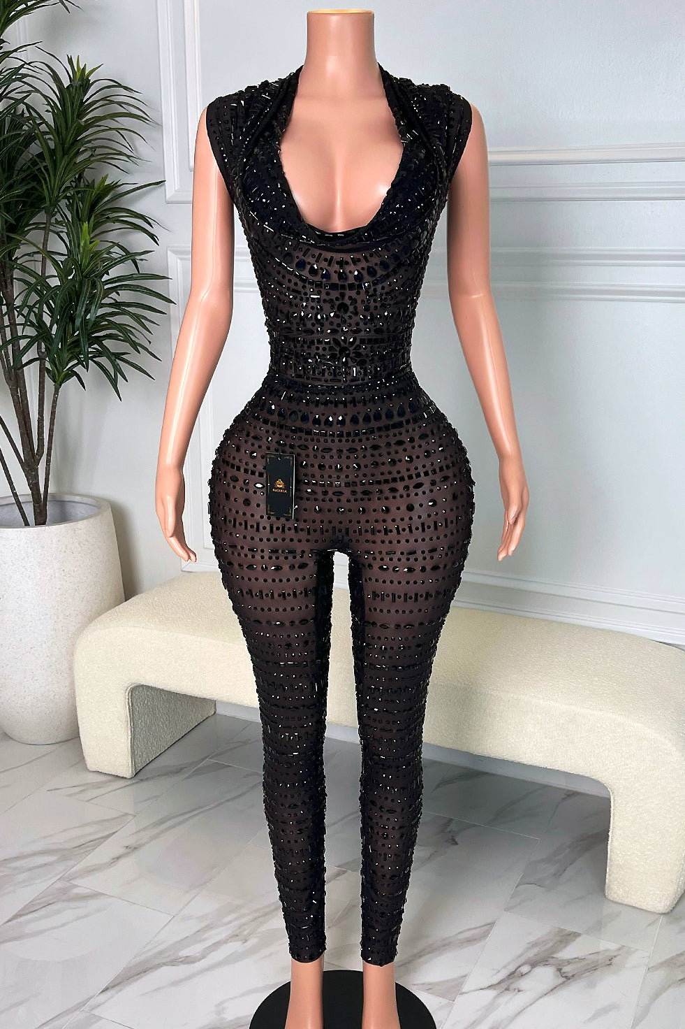 Indira Black Pant Set (Ready to Ship)
