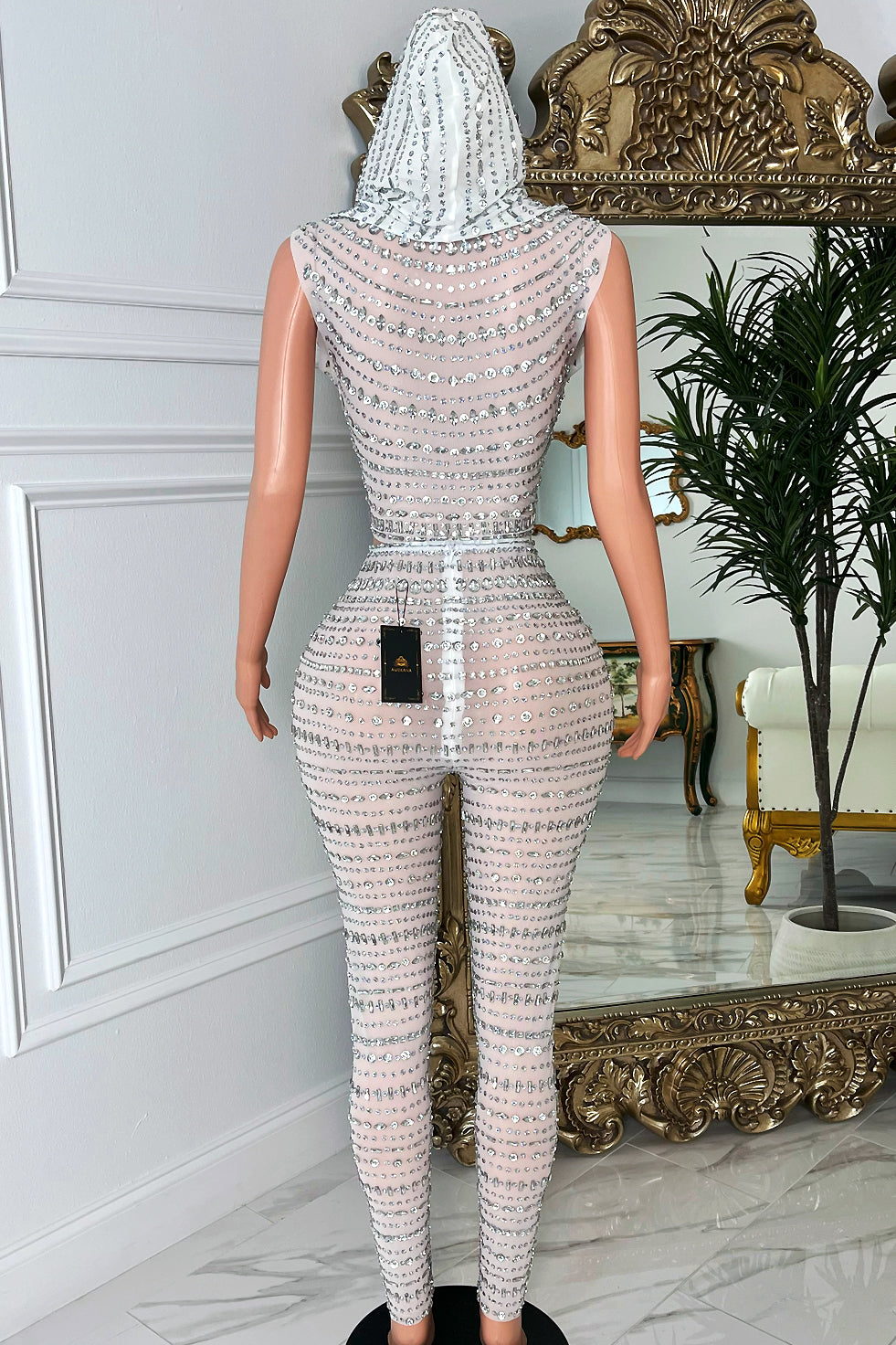 Indira White Pant Set(Ready To Ship)