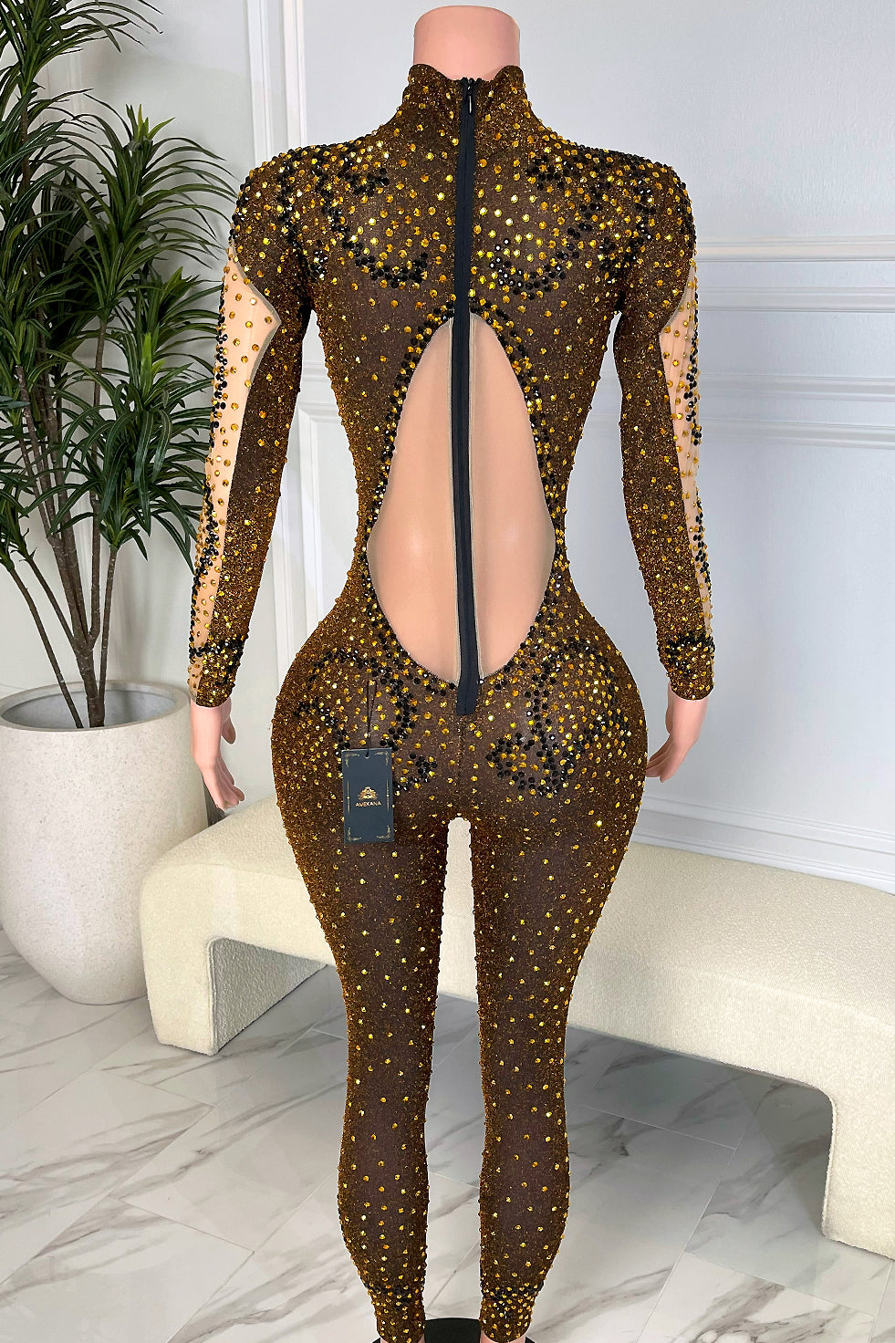 Jesse Diamante Bodysuit (Ready To Ship)