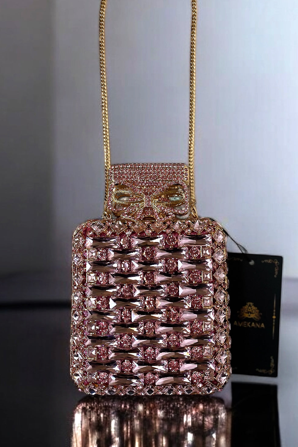 Glam Pink Clutch (Ready to Ship)
