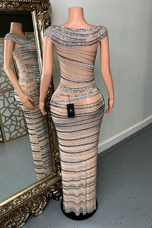 Cello Evening Dress(Ready To Ship)