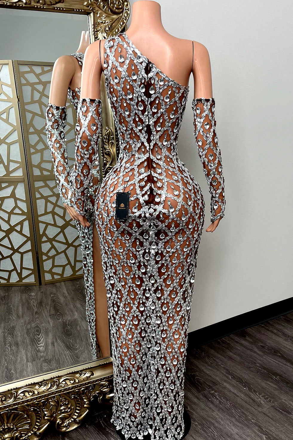 Midnight One Shoulder Dress (Ready To Ship)