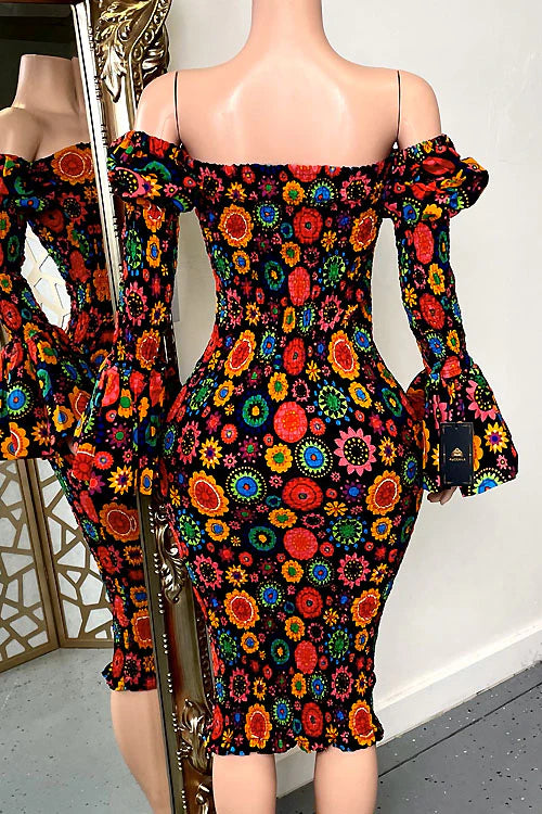 Abuja Ankara Dress(Ready To Ship)