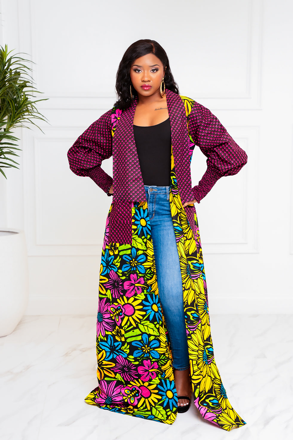 Ijeoma Kimono Jacket (Ready To Ship)