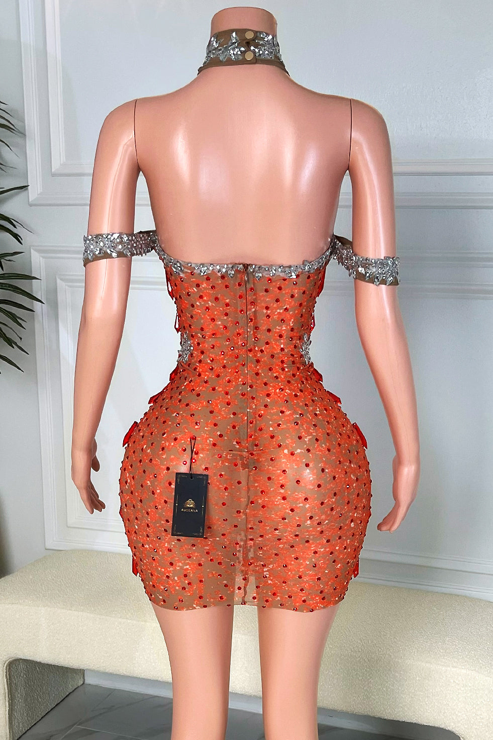 Krystal Red Dress (Ready To Ship)