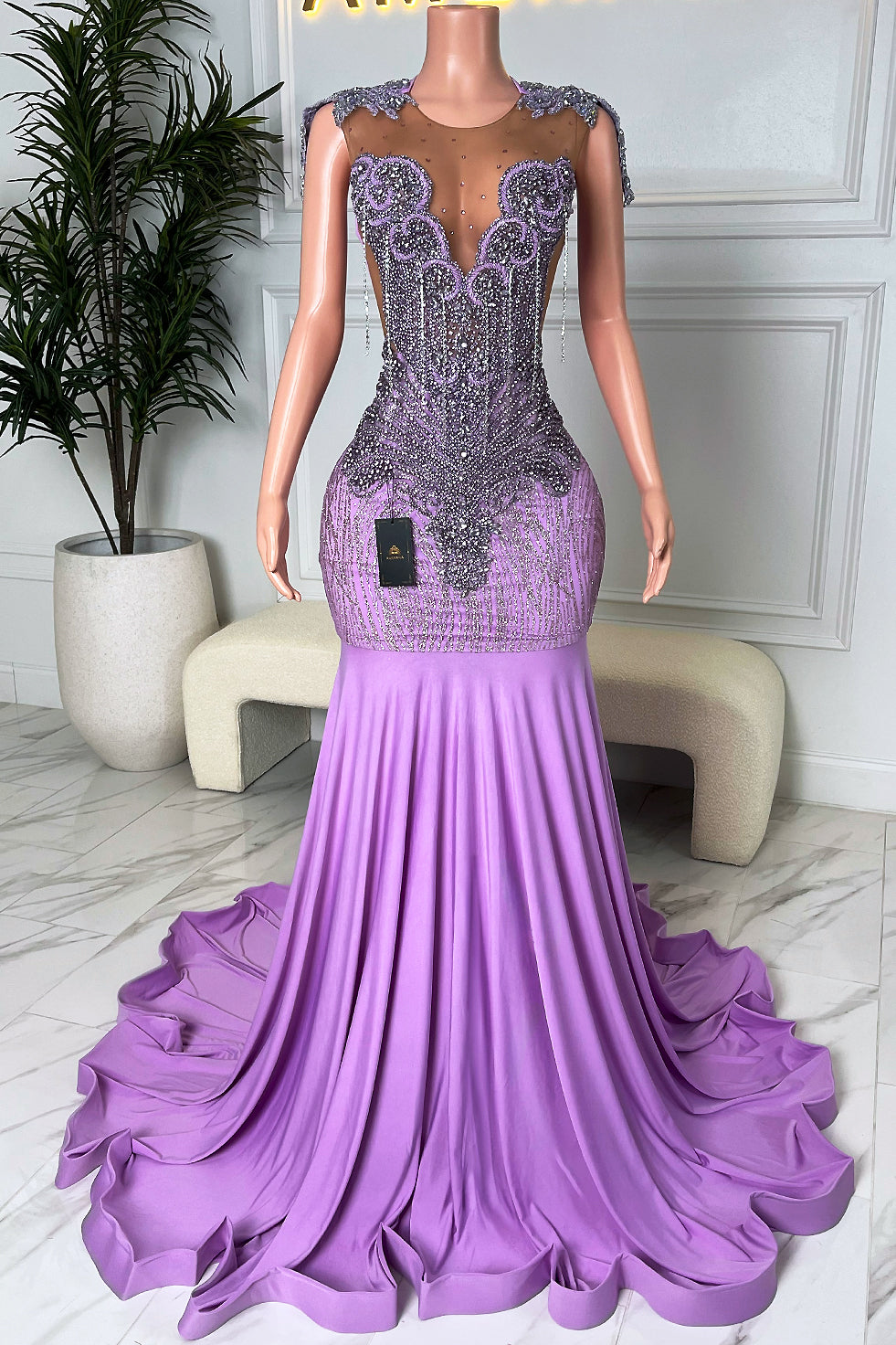 Lilac Waves Maxi Dress (Pre-Order)