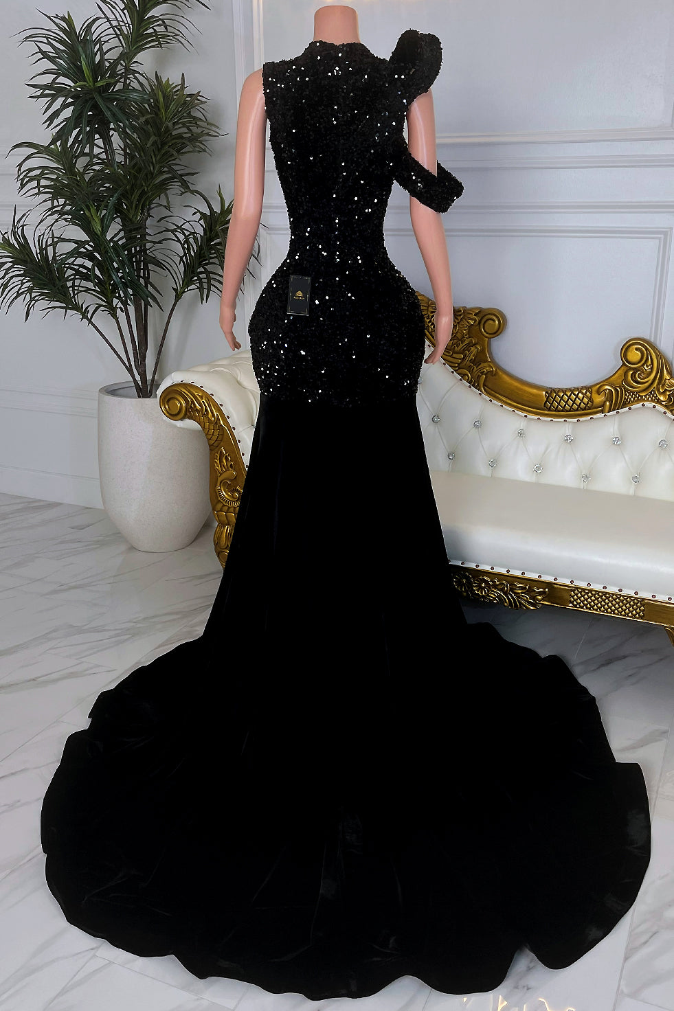 Luxe Shadow Dress (Ready To Ship)