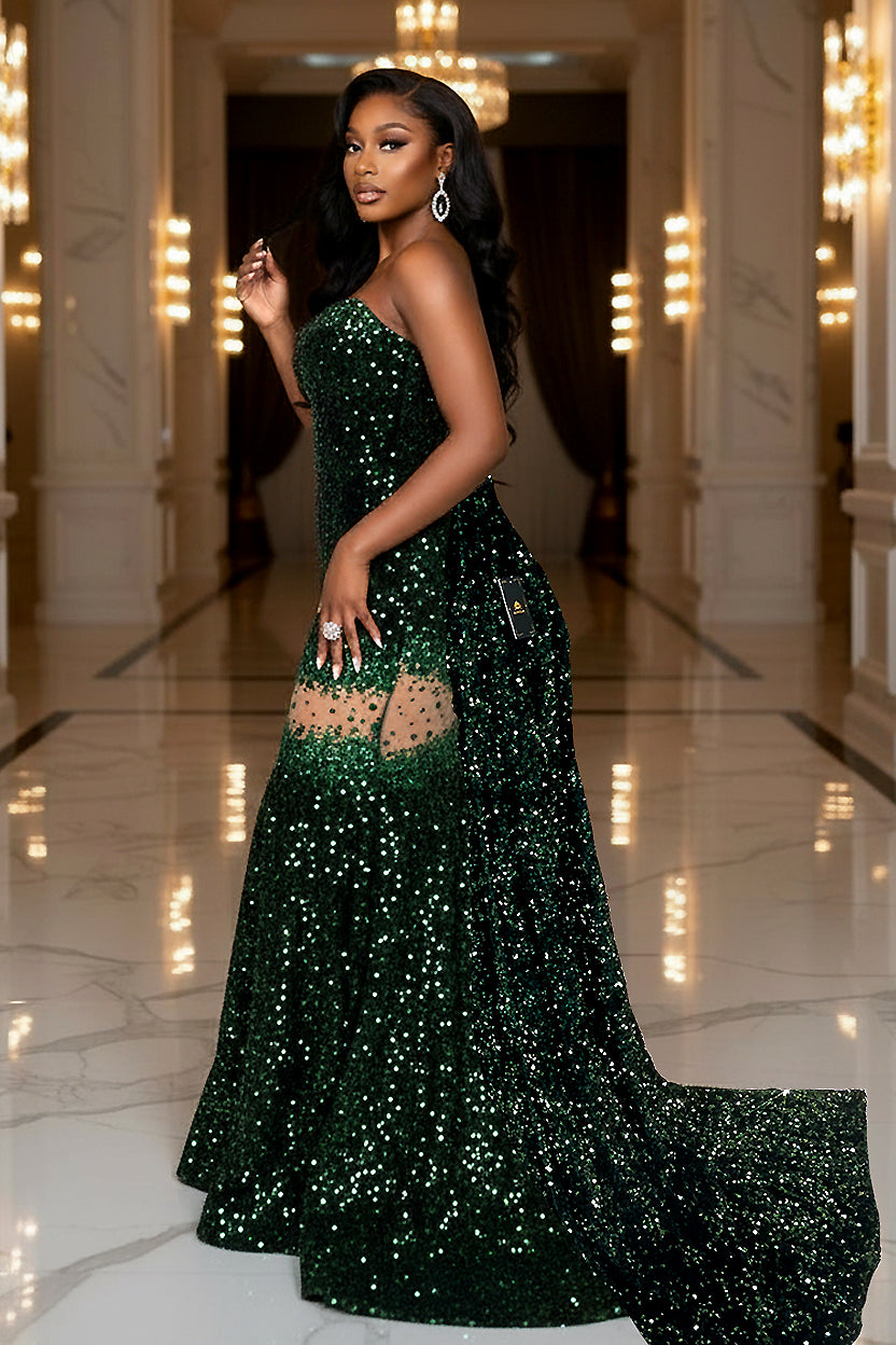 Mademoiselle Green Dress (Pre-Order)