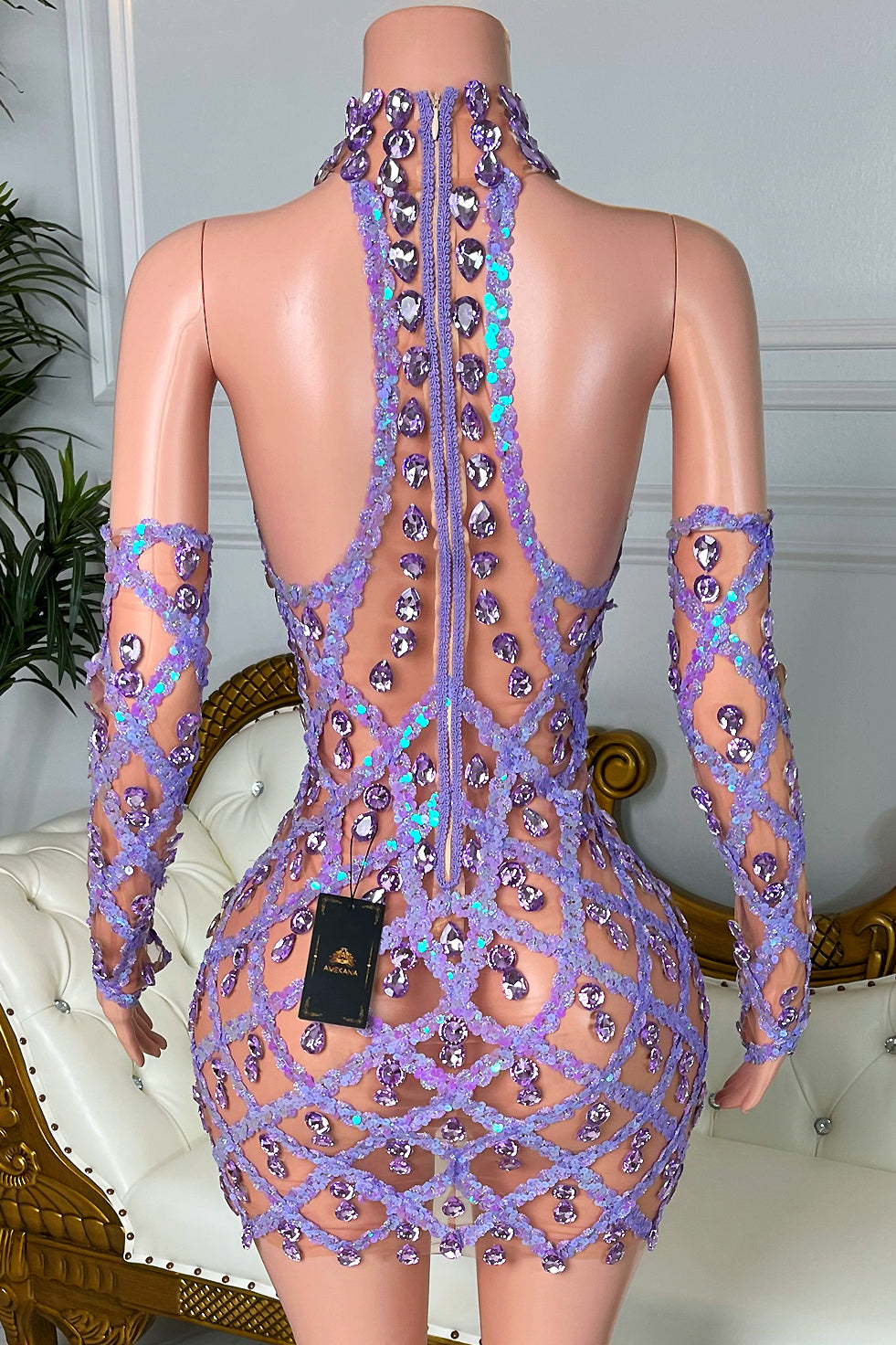 Midnight Mini Dress (Ready To Ship)