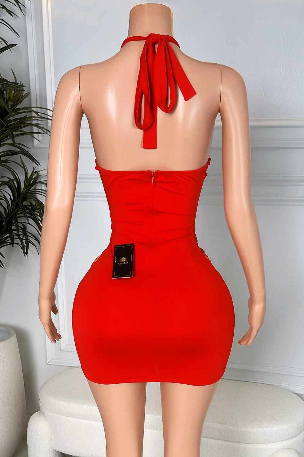 Neema Diamante Dress (Ready To Ship)