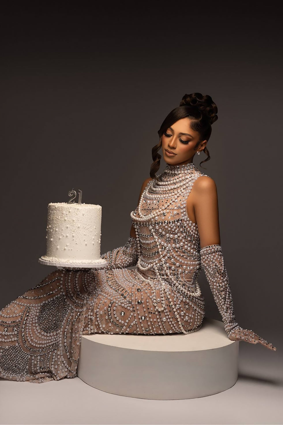 Chantilly Diamante Dress (Pre-Order)