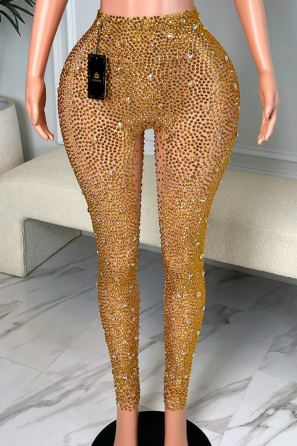 Petra Gold Pant Set (Ready To Ship)