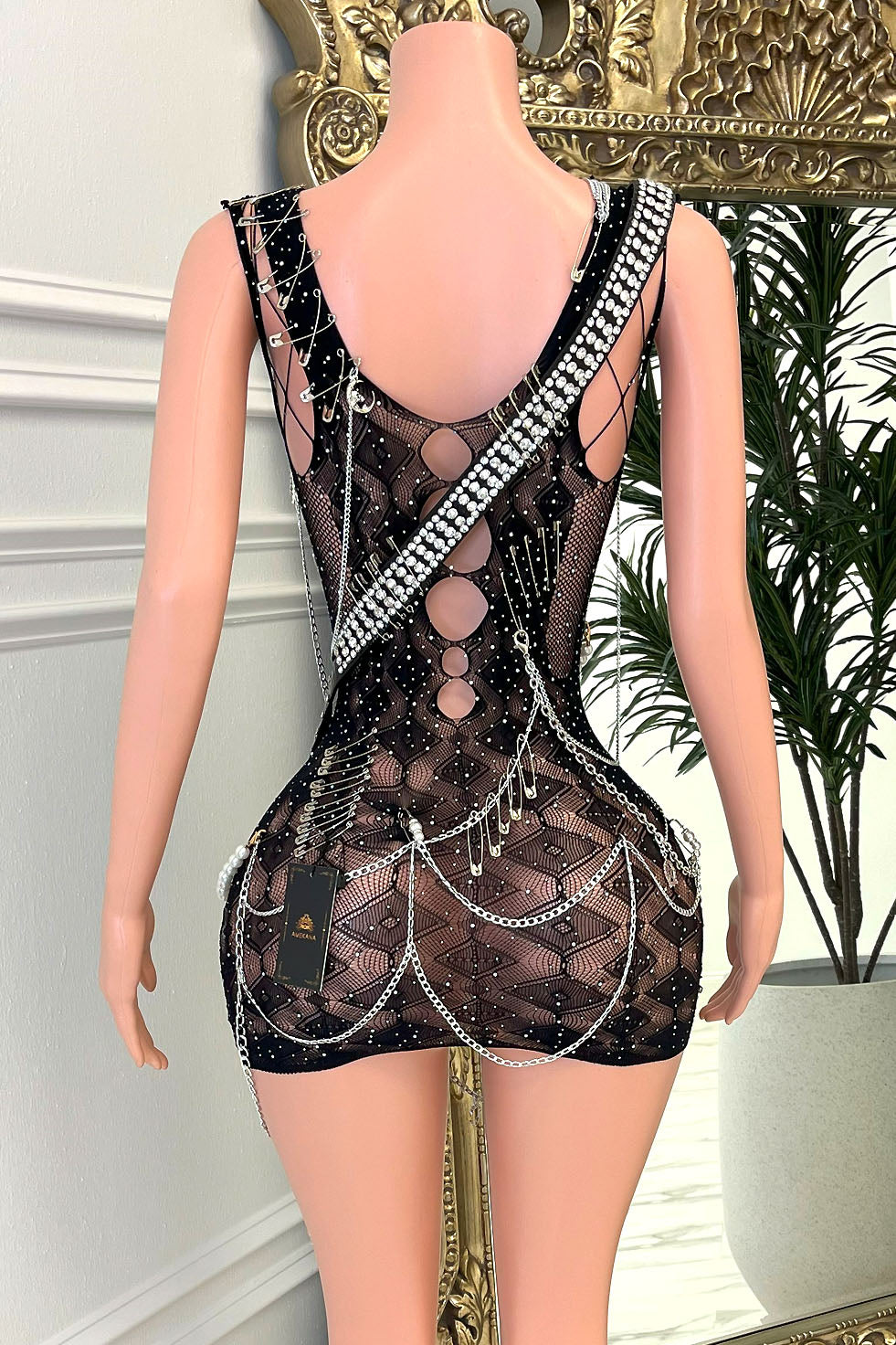 Rebel Noir Dress (Ready To Ship)