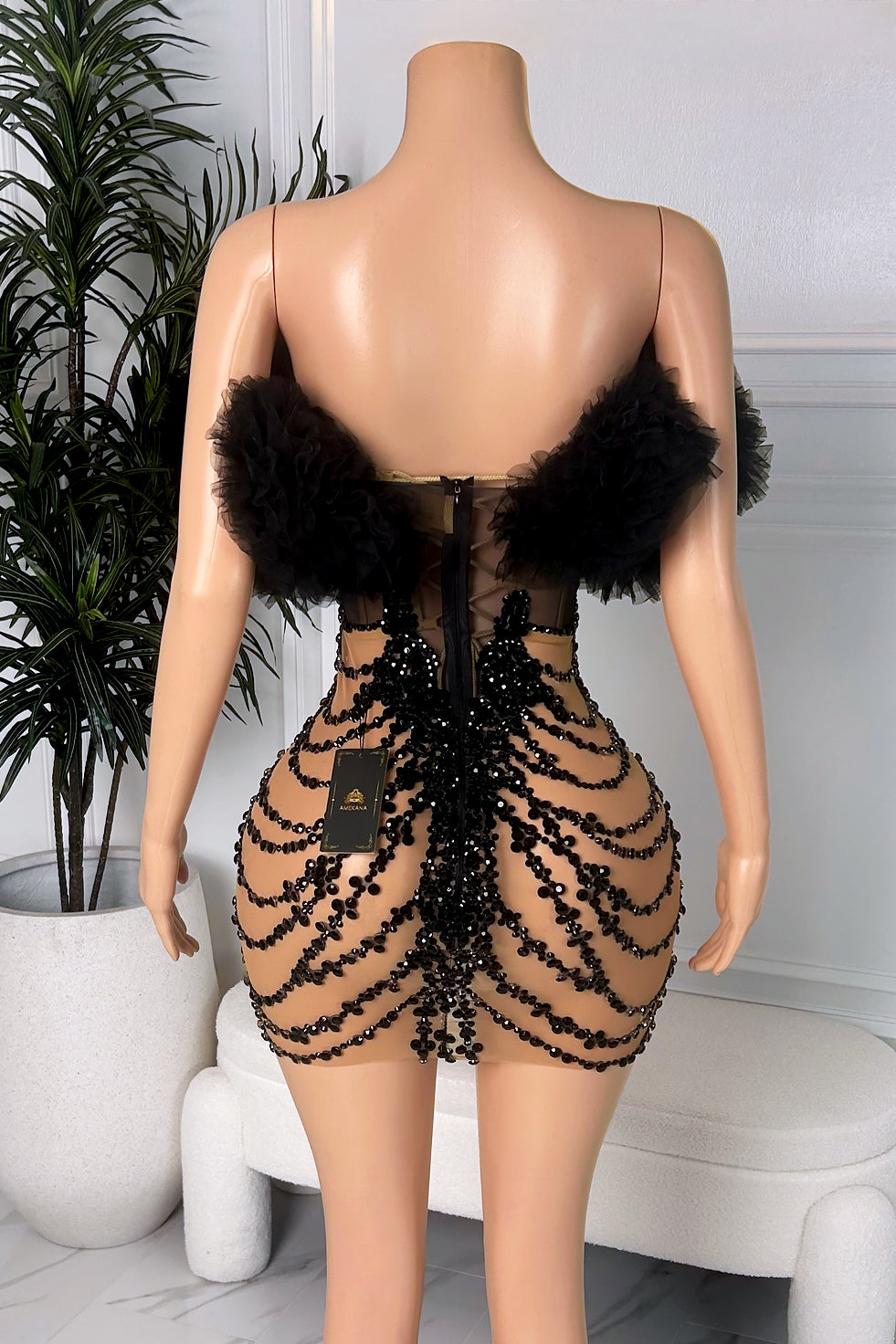 Drama Black Dress (Ready To Ship)