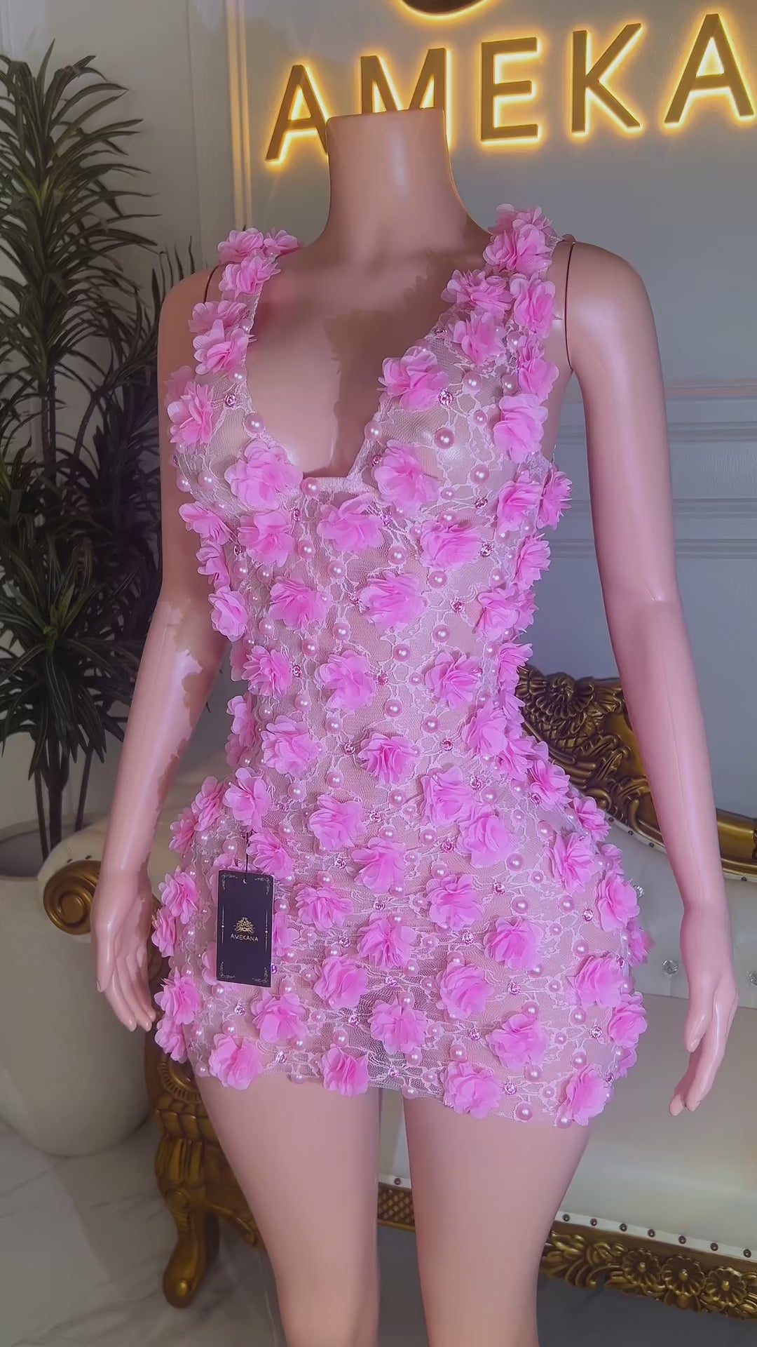 Sugar Rose Mini Dress (Ready To Ship)
