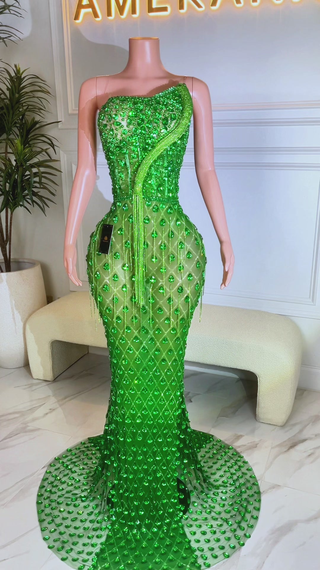 Rory Green Dress (Ready To Ship)