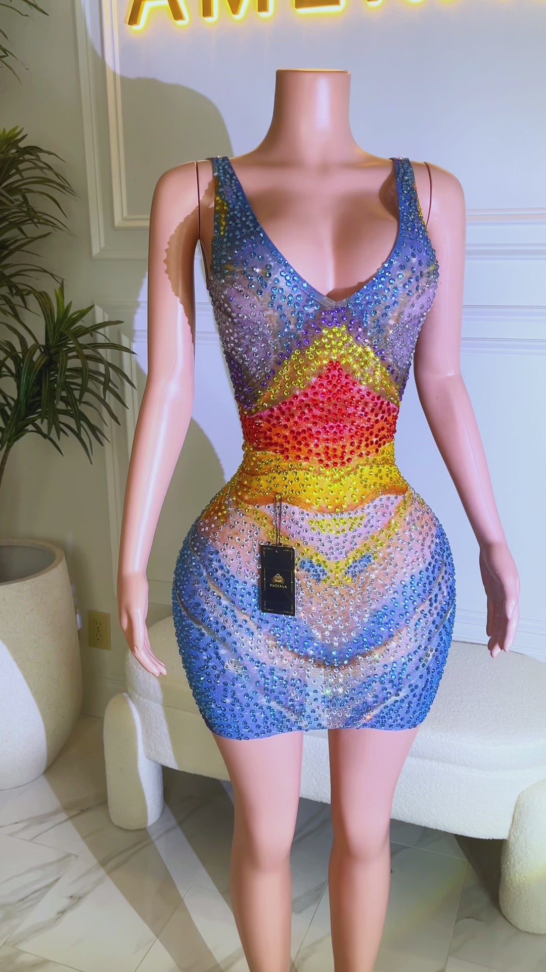 Fire and Sky Fantasy Dress (Pre-Order)