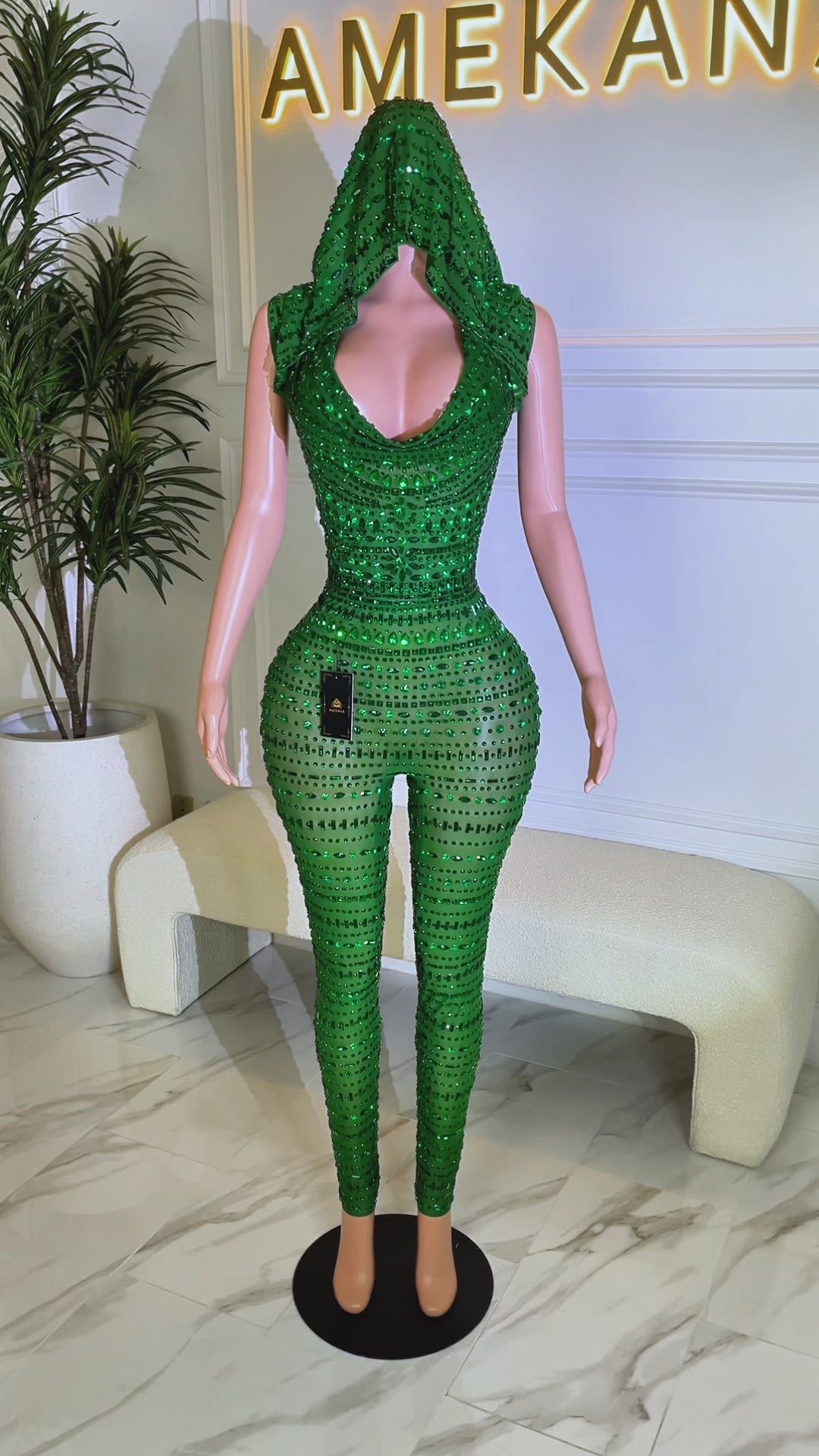 Indira Green Pant Set (Ready To Ship)