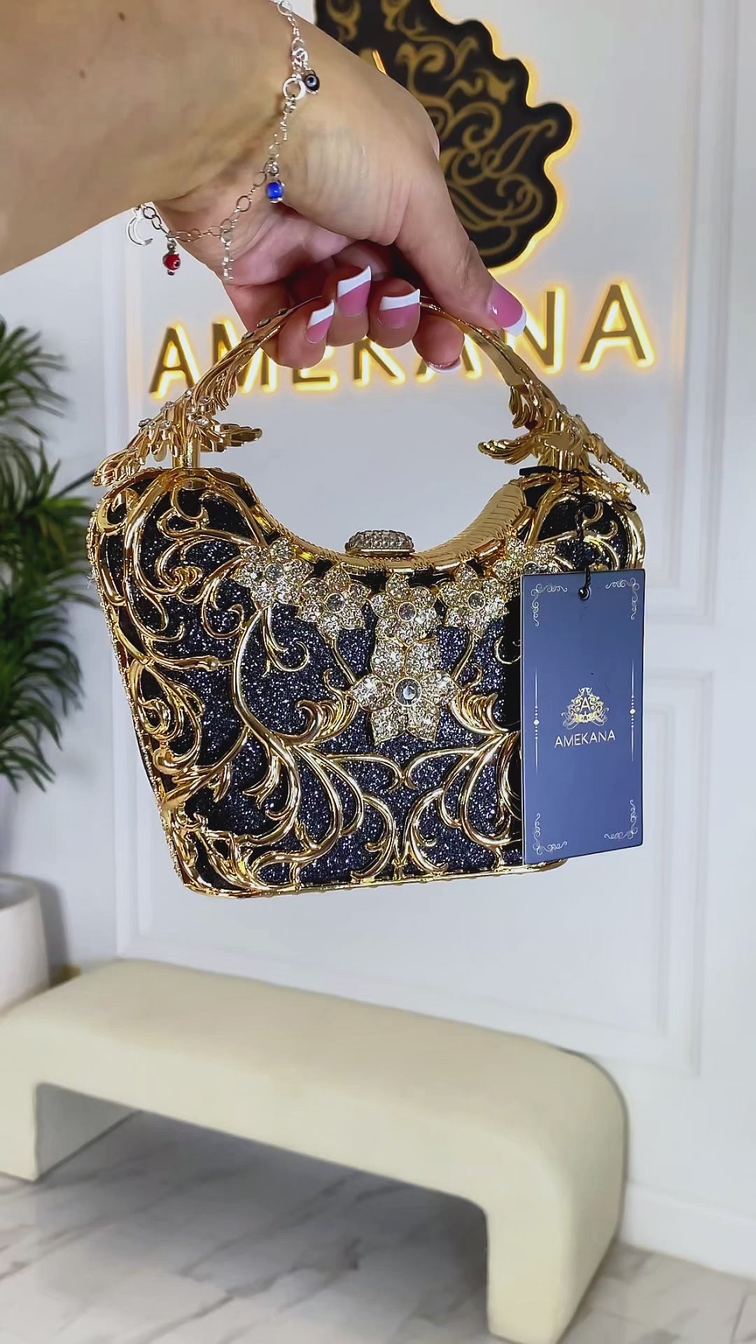 Baroque Clutch (Ready To Ship)