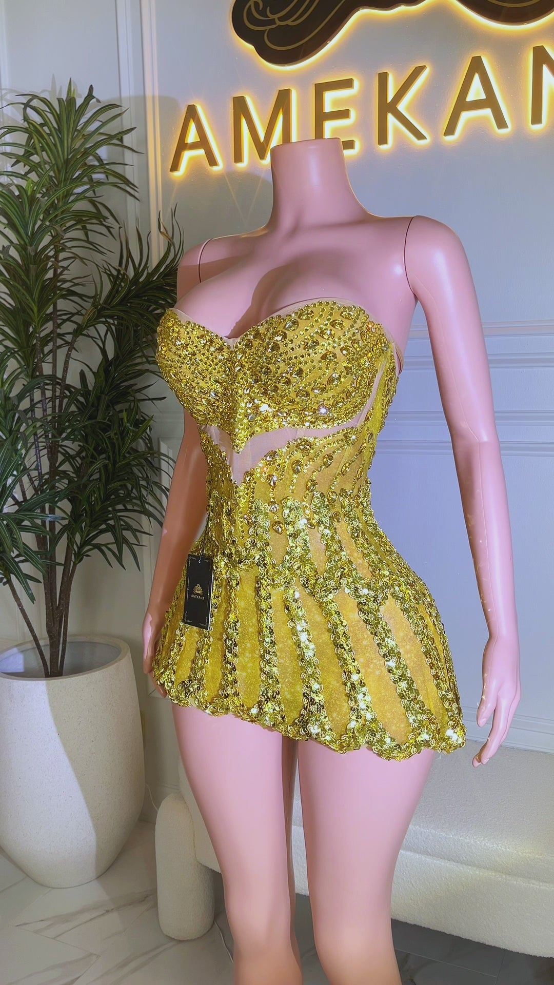 24K Birthday Mini Dress (Ready To Ship)