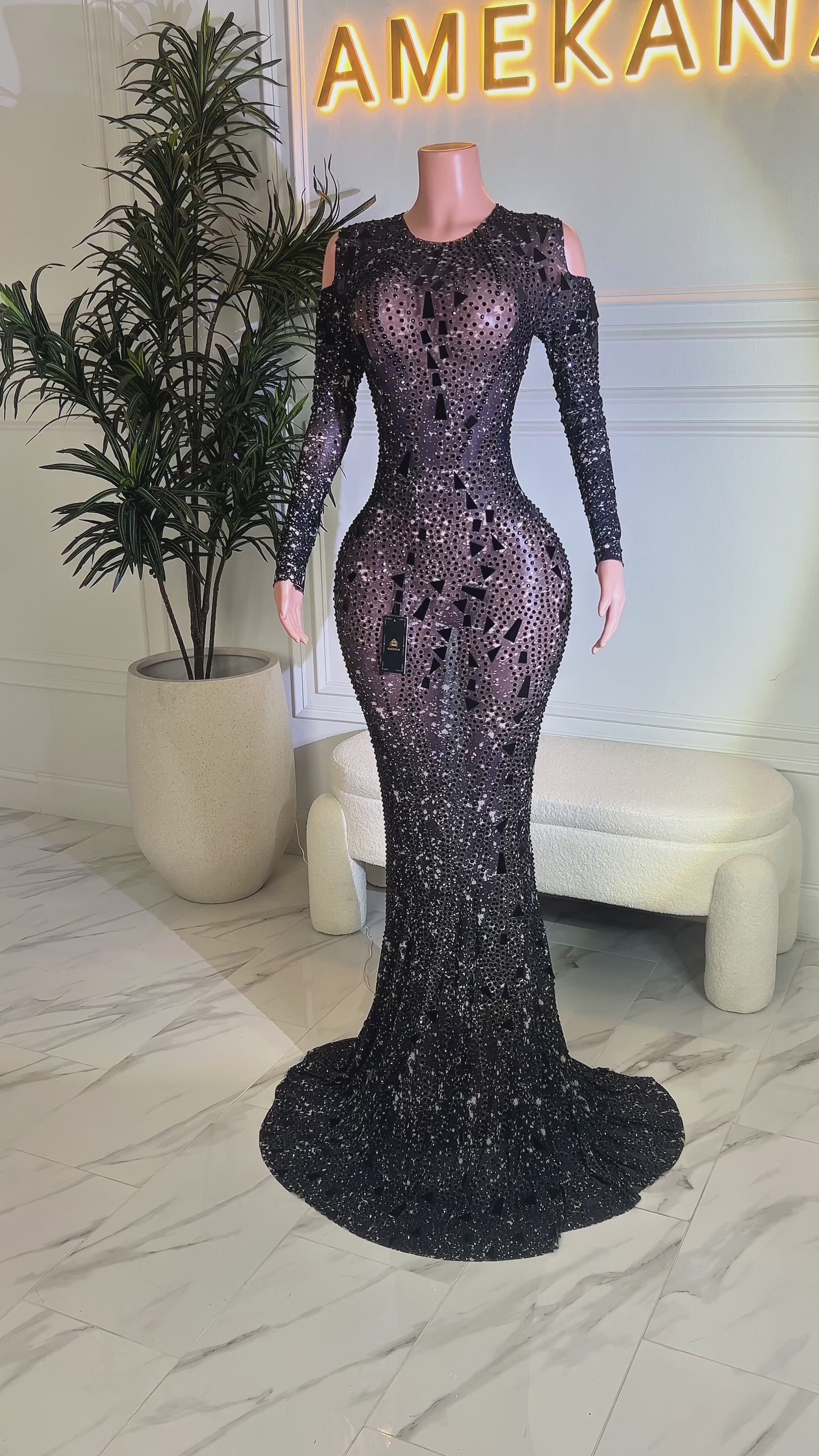 Betsy Black Maxi Dress (Ready To Ship)