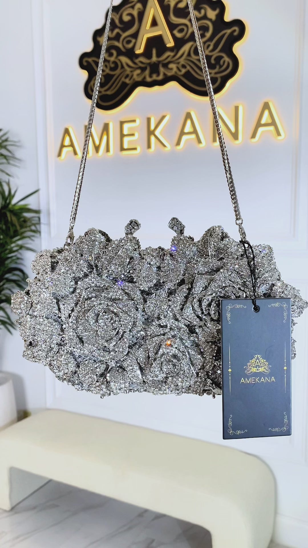 Stellina Silver Clutch (Ready to Ship)