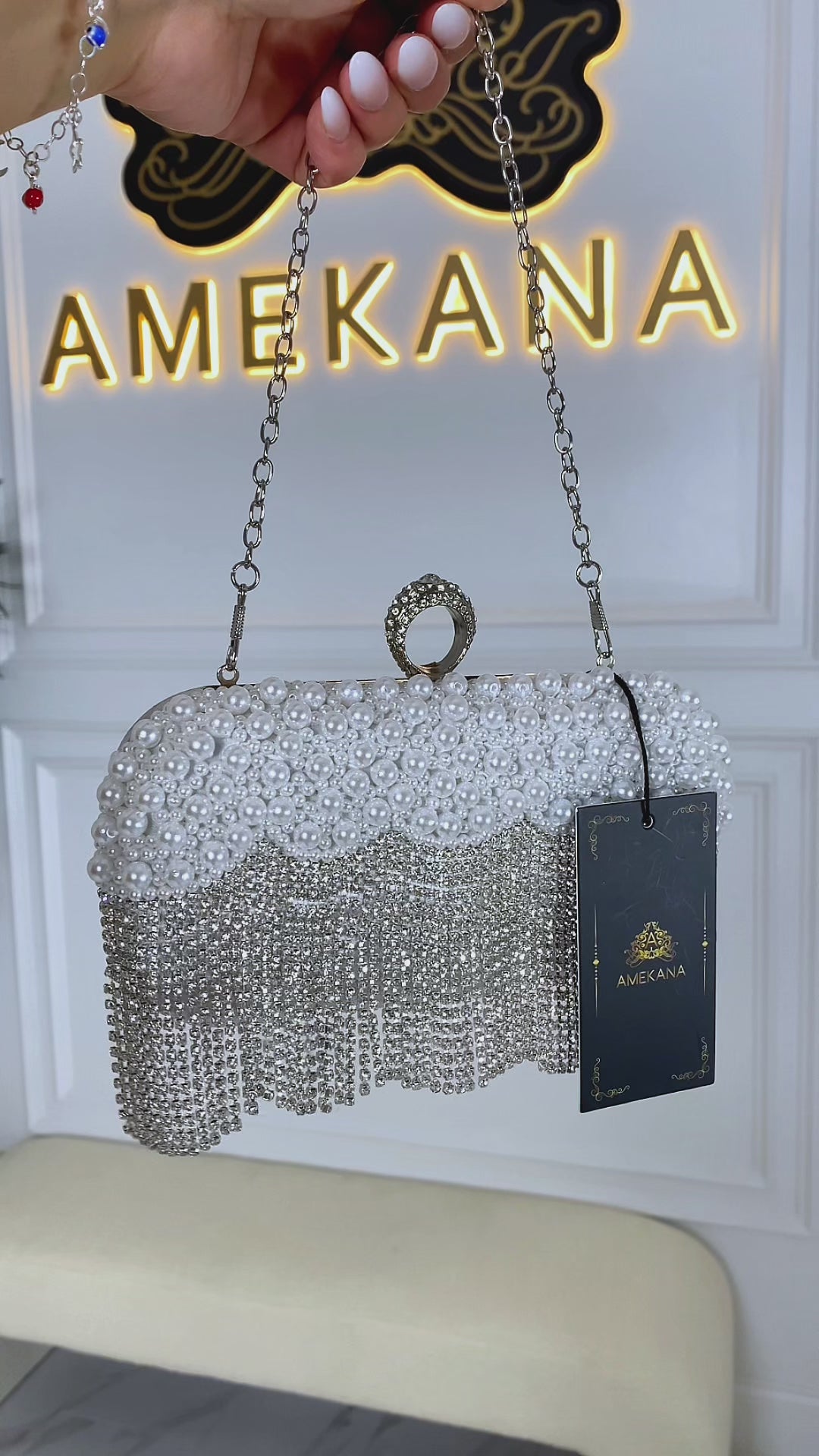 Duchess Pearl Clutch (Ready to Ship)