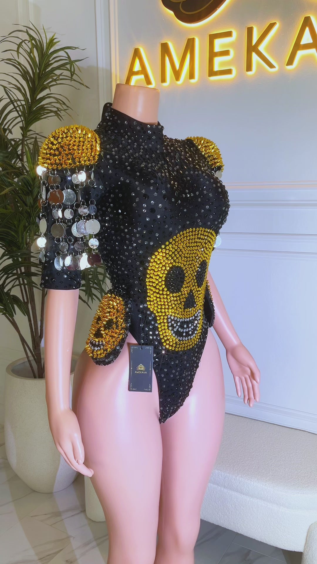 Skull Queen Bodysuit (Ready To Ship)