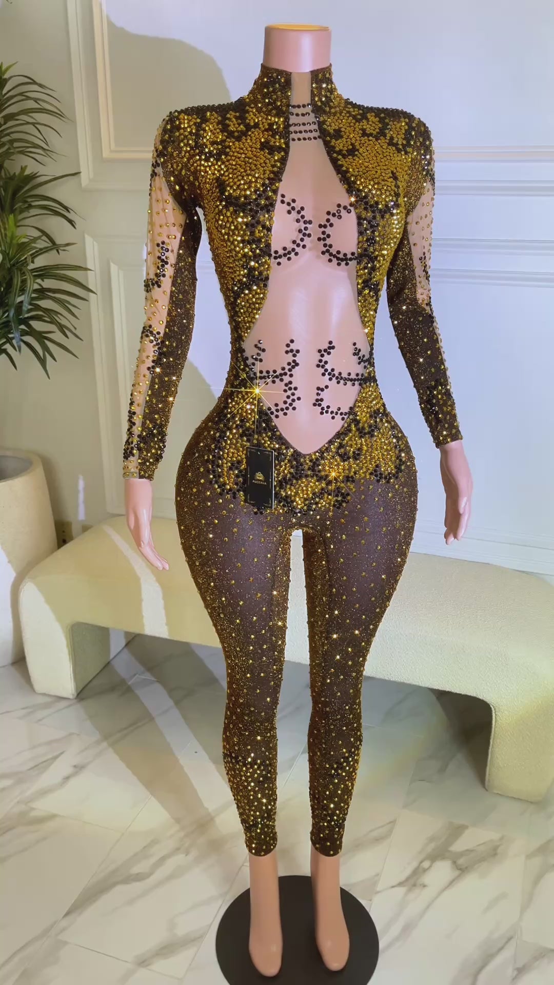 Jesse Diamante Bodysuit (Ready To Ship)